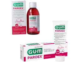 GUM Paroex 0.12% Chloorhexidine Mondspoeling + Tandpasta