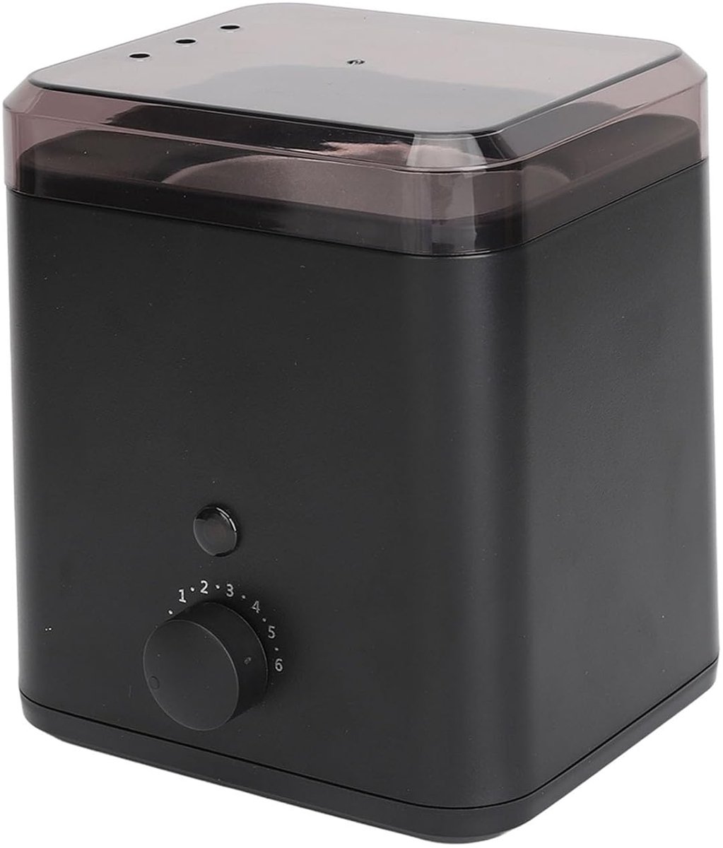 Waxverwarmer voor ontharing Mini Professionele Waxsmelter Zwart Antiaanbaklaag 180 ml Capaciteit Snel Verwarmen tot 165°C Draagbaar voor Kleine Ruimtes Gemakkelijk Schoon te maken Afneembaar Snoer