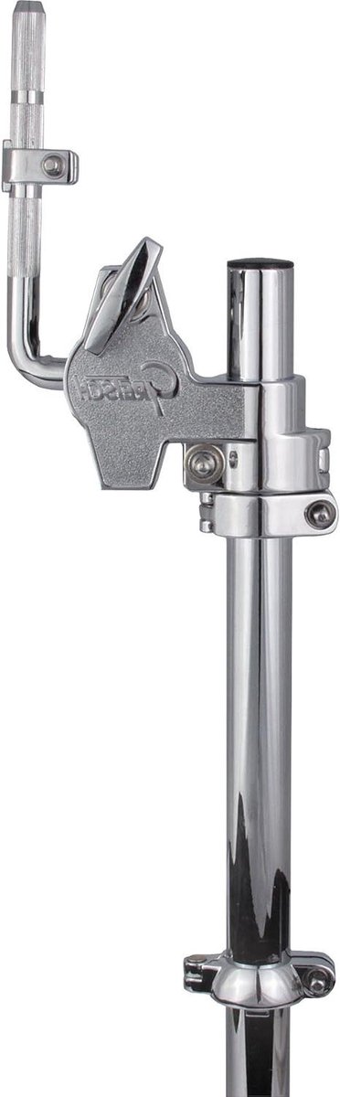 Tom houder - Percussie accessoire - Muziek maken - Enkele montage - 127 mm staaf - Zilver