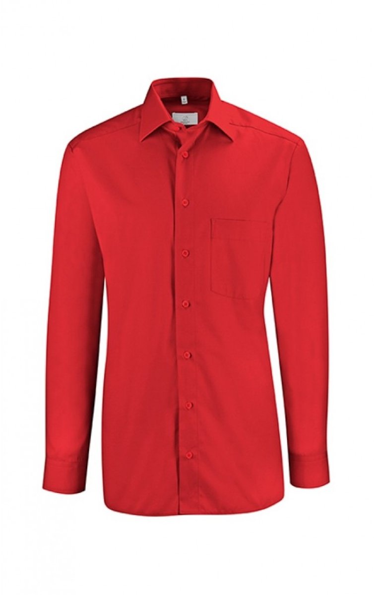 Greiff 6665 overhemd lange mouw | Maat 39/40 | Rood