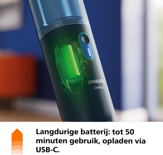 Philips OneUp Elektrische Dweil 3000 series XV3101/01 - Dweilsysteem - Vloerreiniger - Vuil water opzuigen - 1 stand - 50min dweilen - Geen emmer nodig