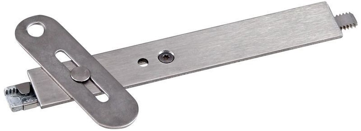 HMB Serie 005 Tussenstuk - Lengte 200mm - Voorplaat 20mm
