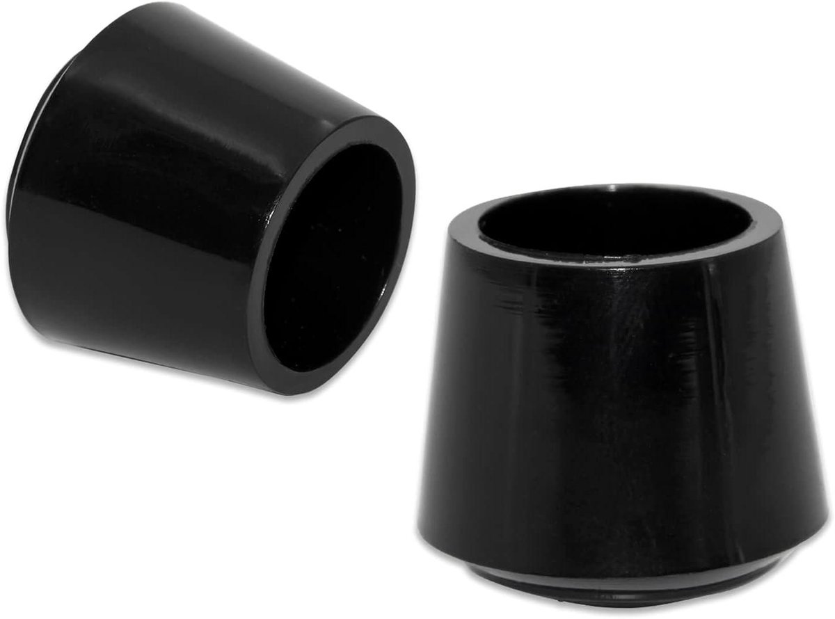 Stoelpootdoppen - Vloerbeschermers - Meubels Beschermen - Antislip Rubber - 4 Stuks 14mm - Zwart