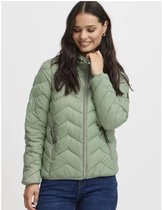 Fransa FRPADMA JA1 Dames Hood Jas – Gewatteerde Jas met Capuchon – Dark Forest – Maat L