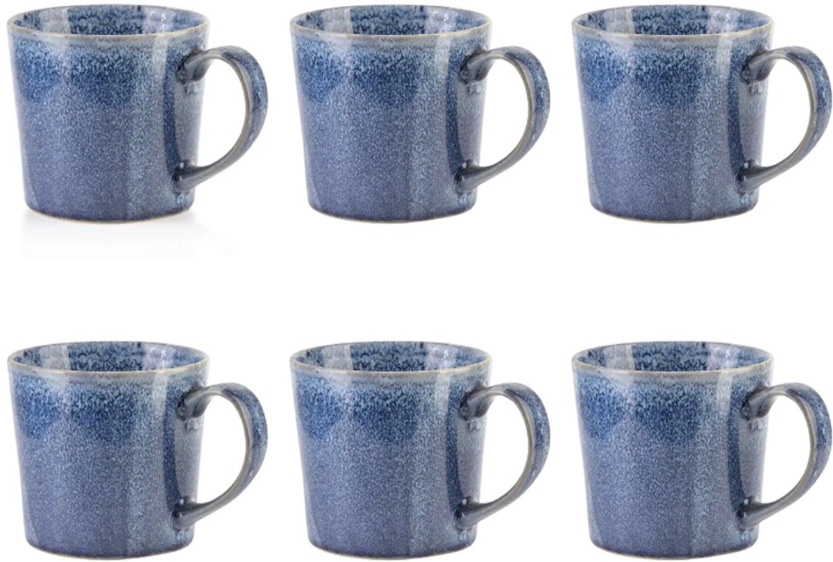 Koffiekopjes Zonder Oor - 4 stuks - koffiemok zonder oor 250 ml - Keramiek - koffie kopjes zonder oor