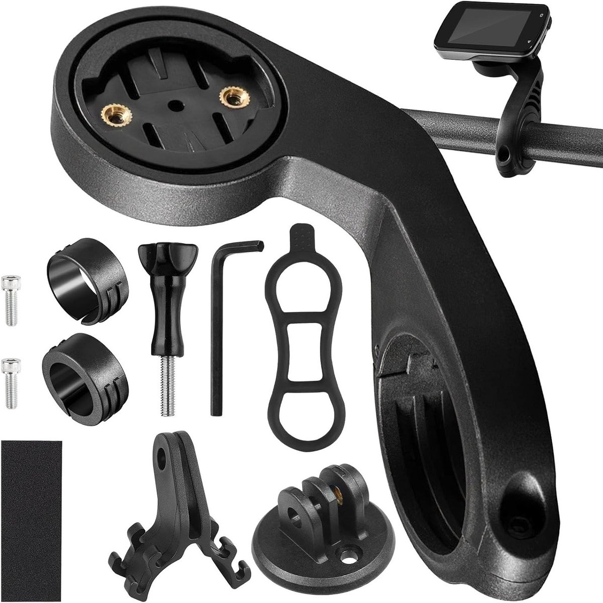 Stevige Fietsmontage voor Garmin Edge en iGPSPORT GPS Fietsnavigatie met Bevestiging voor Licht en Camera
