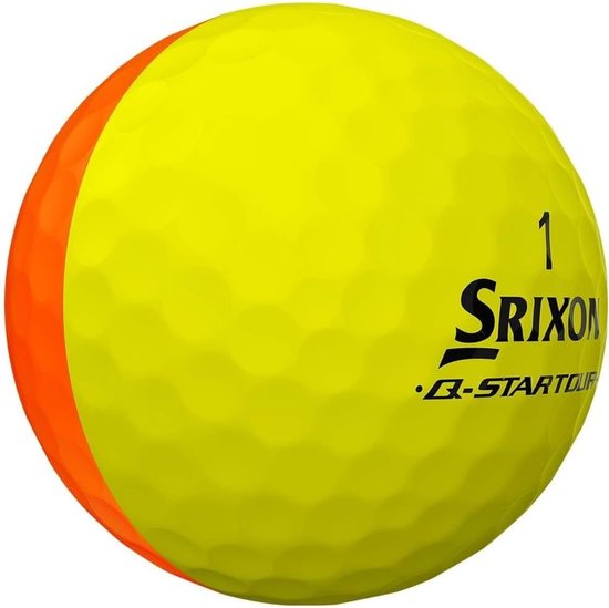 Golfballen - Sportballen - Sport en spel - Zichtbare spin - 1 Pond - Oranje Geel — afbeelding 3