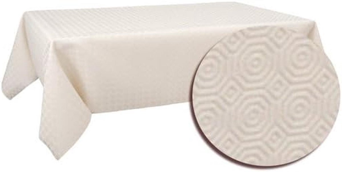 Tafelkleed Onderlegger - Tafelbescherming - Tafel Beschermen - Hittebestendig - 140x200 cm - Wit