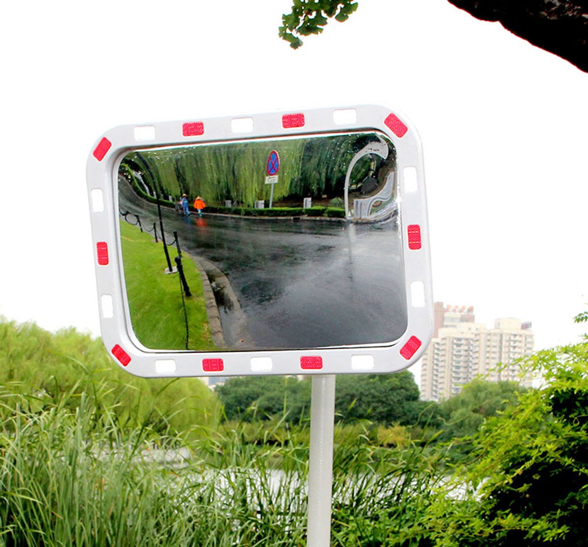 Verkeersspiegel Reflecterend 60×80 cm – Indoor/Outdoor – PMMA Acryl – Slagvast