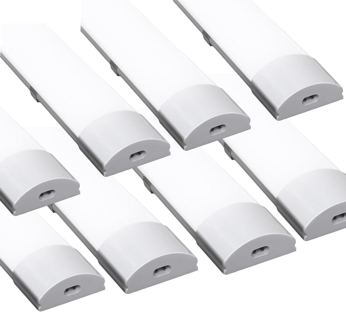 Led Plafondlamp - Werkplaatslamp Buiten - Verlichten van Ruimtes - IP65 Waterdicht - 60 cm - Wit