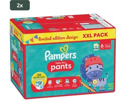 Pampers Baby-Dry Pants maat 6 (14-19KG) - 168 luierbroekjes - Limited Edition design XXL Pack
