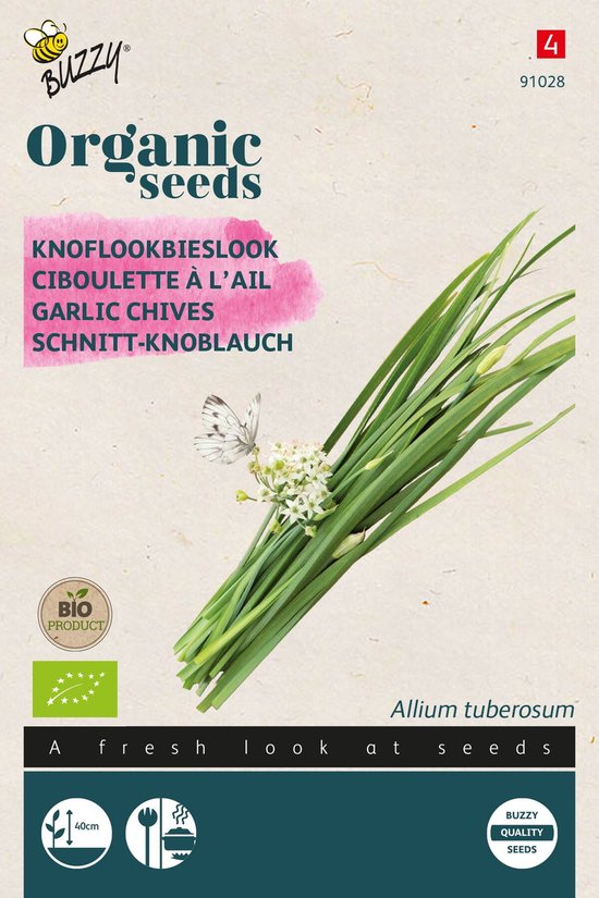 Buzzy Organic - Bieslook Knoflook BIO