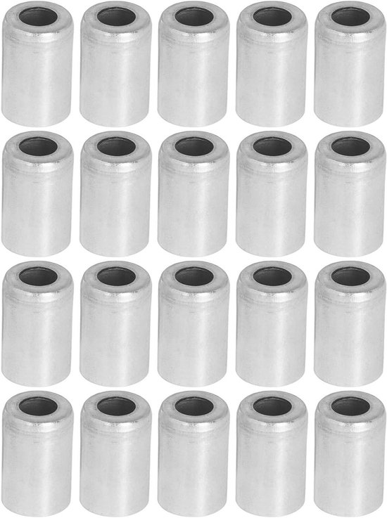 Aluminium airco slang covers 20 stuks 6/8 inch kras- en slagbestendig bescherming airconditioner