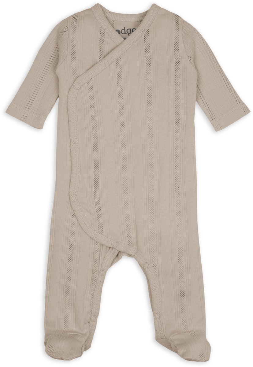 Lodger - Boxpakje - Bruin - Maat 56 - 100% bio katoen - baby pakje - Jumper Pointelle