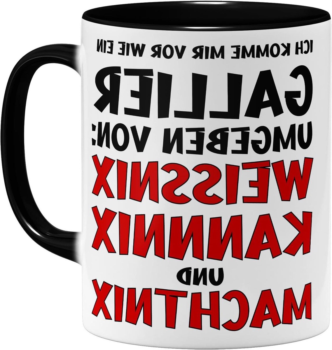 Keramische Mok - Koffiebeker Theeglas - Dagelijks Gebruik - Hoogglans Afwerking - 325 ml - Zwart