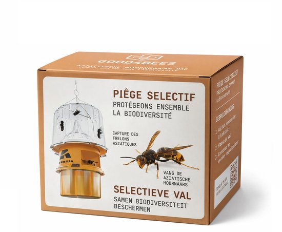 Selectieve Aziatische hoornaar val – herbruikbaar en insecticidevrij