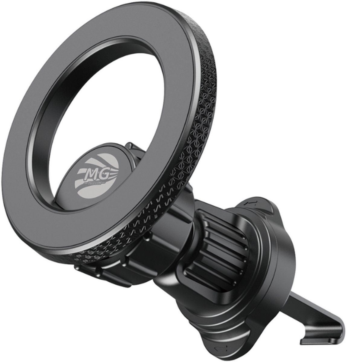 MG Carm 104 MagSafe Telefoonhouder - 360° draaibaar - Zwart - auto Telefoonhouder