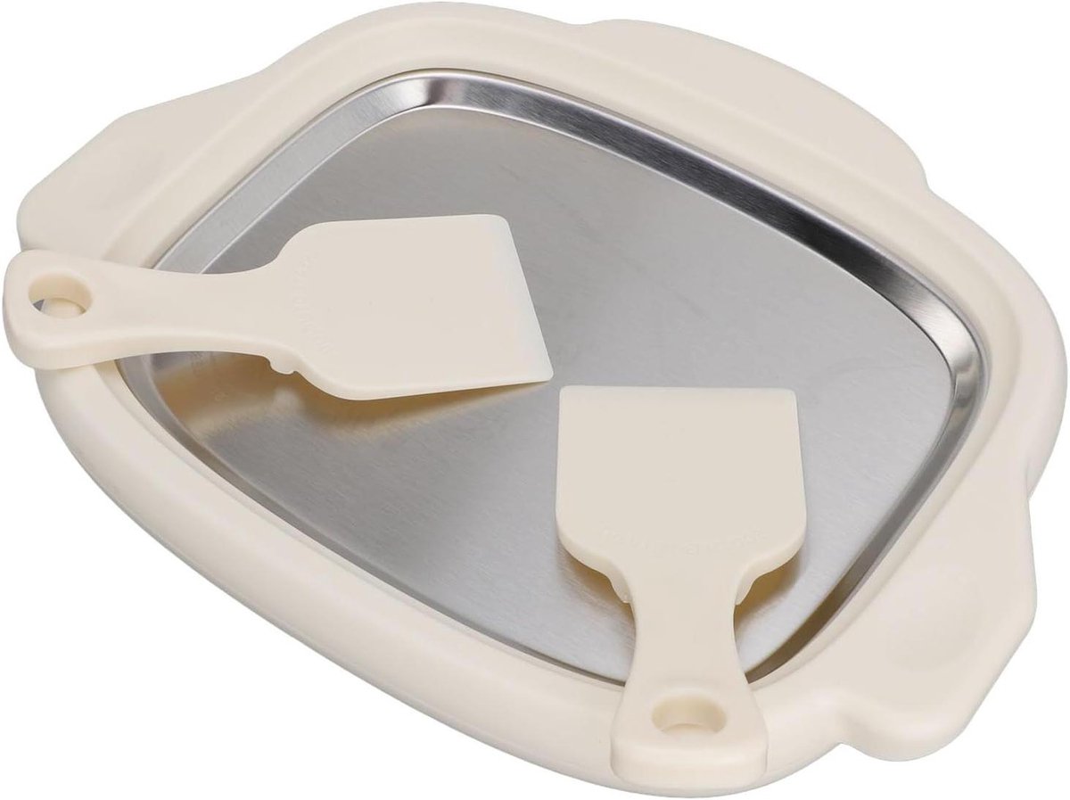 IJsmachine - Rolde-ijsmachine Dessertmaker - Zelf Desserts Maken - Snelle Koeling - N.v.t. - Wit