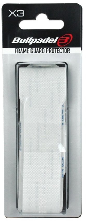 Bullpadel Frame Guard Protector Padelrackets 3 stuks - Transparant