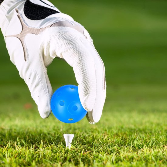 longziming - Golfballen - Golfbal - 28 stuks - Golf Oefenballen - Air Flow Holle Golf Trainingsballen 42mm - Plastic Golfballen Voor Swing Oefening, Driving Range En Outdoor Gebruik van longziming — afbeelding 3