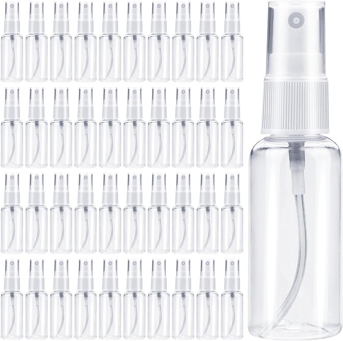 Set van 40 Mini Sprayflessen 10 ml - Perfect voor Parfum, Reizen en Vloeistofopslag