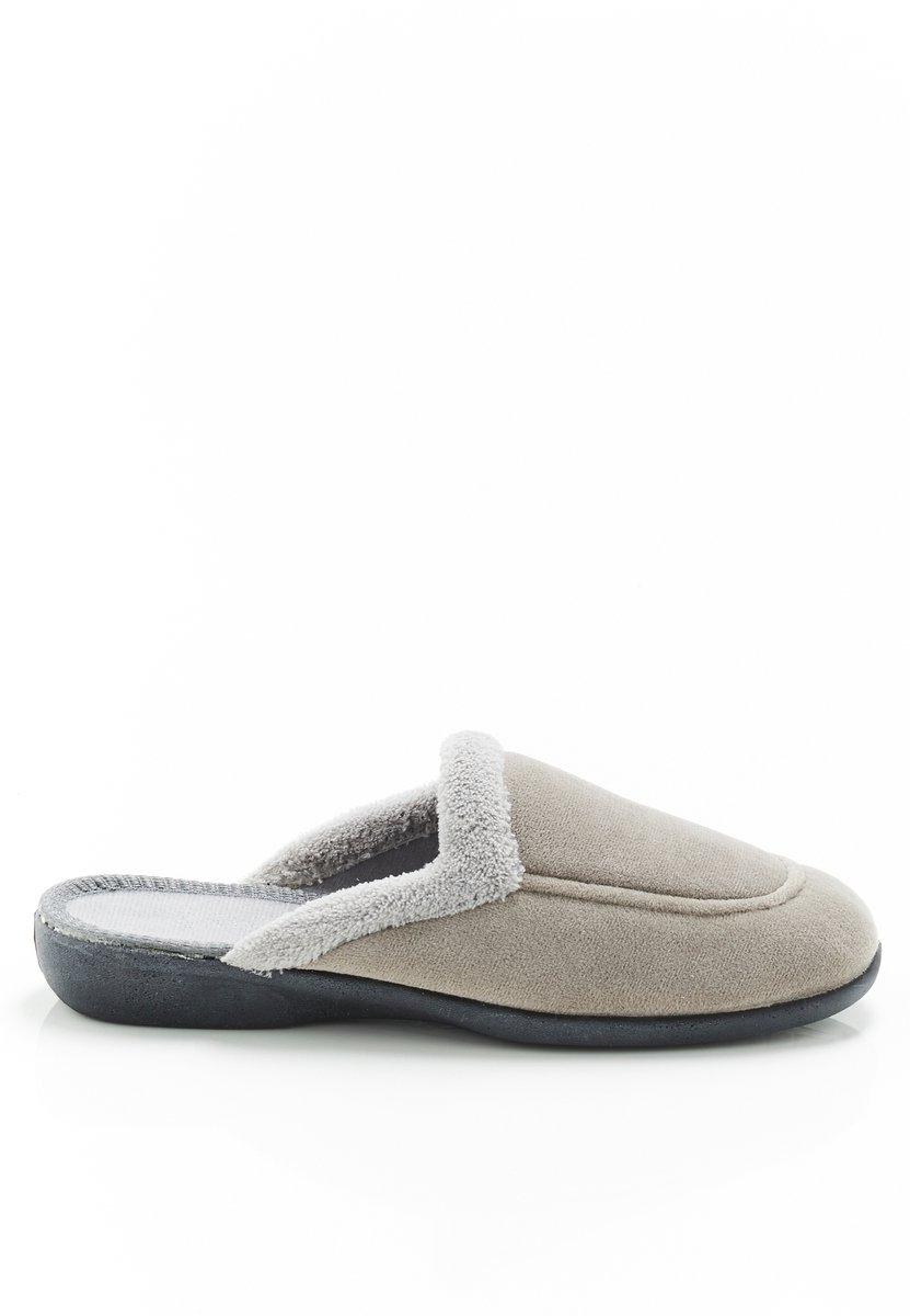 Damart - Muiltjes van velours - Dames - Grijs - 40