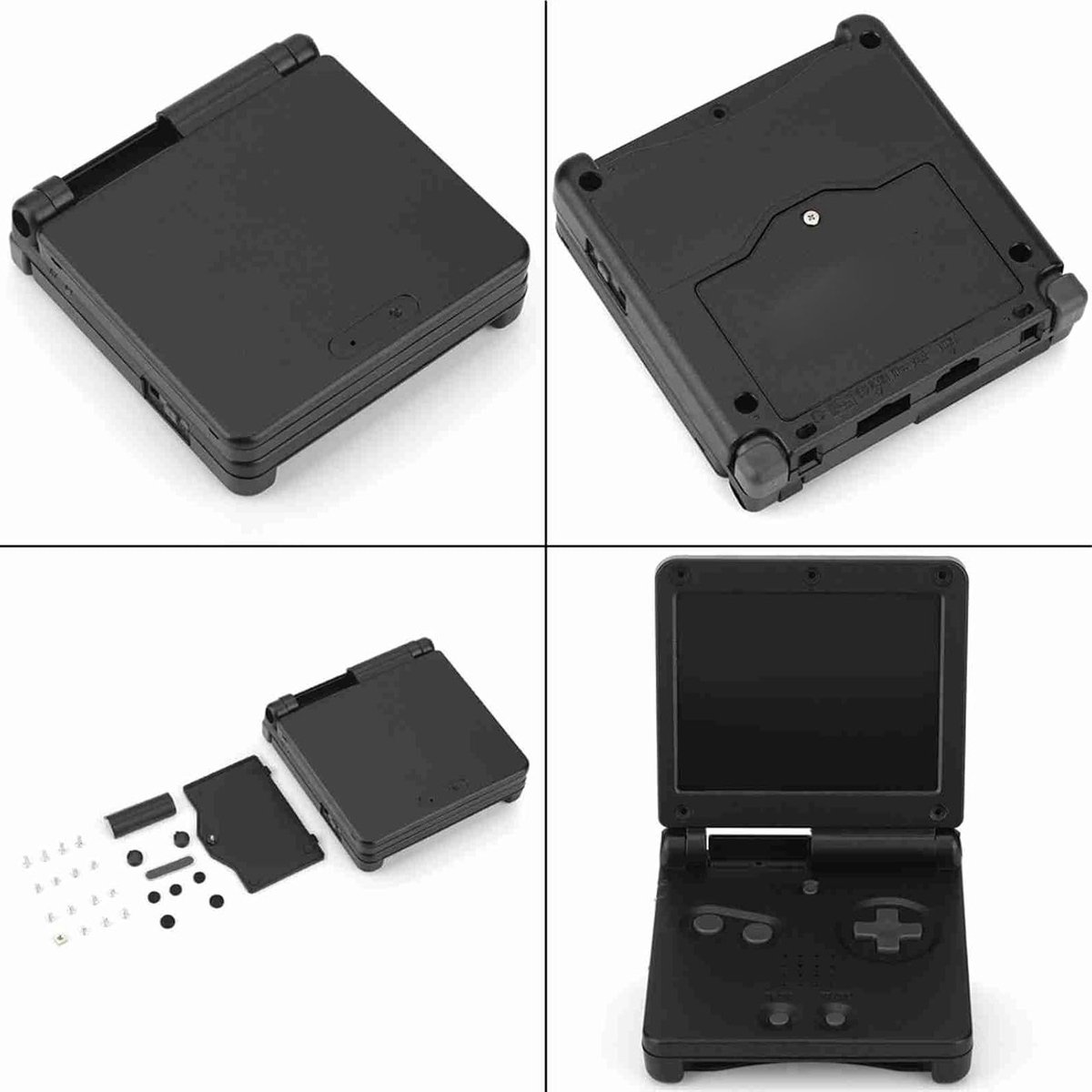ABS Vervangende Beschermhoes en Reserveonderdelen Kit voor Game Boy Advance GBA SP - Duurzaam, Bescherming, Accessoires