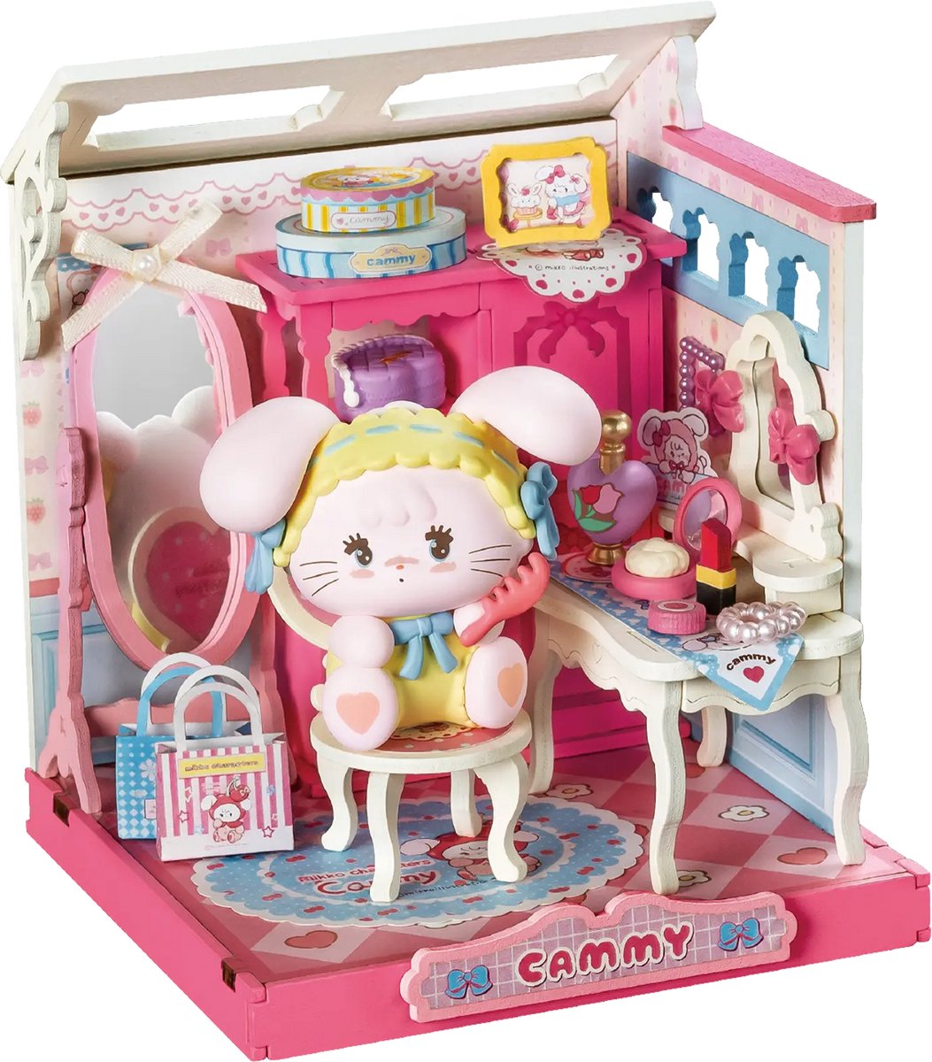 Robotime Cammy's Beauty Moment - Rolife DIY Miniature House Series - DA007 - Miniatuur - Bouwpakket - Creatief - Knutselen