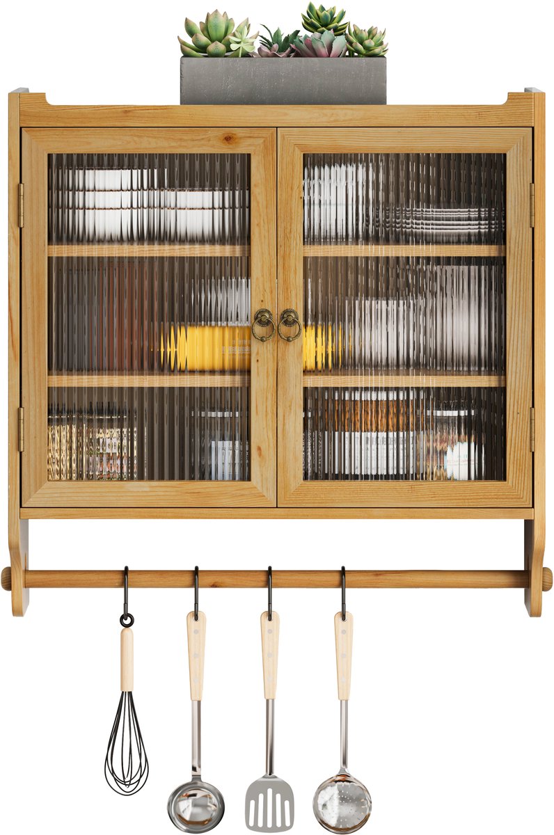 Keukenkasten - Wandkeukenkasten - Opbergkasten - Wandbadkamerkasten - Houten keukenkasten 