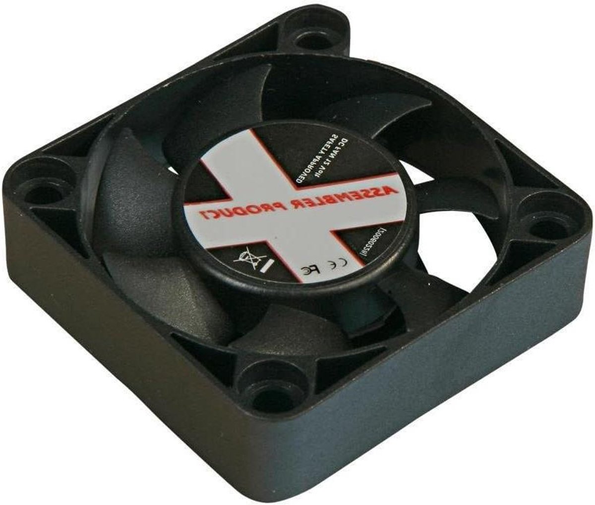 Ventilator Kachel - Koeler Onderdeel - PC Koeling - Stille Werking - 40mm - Zwart