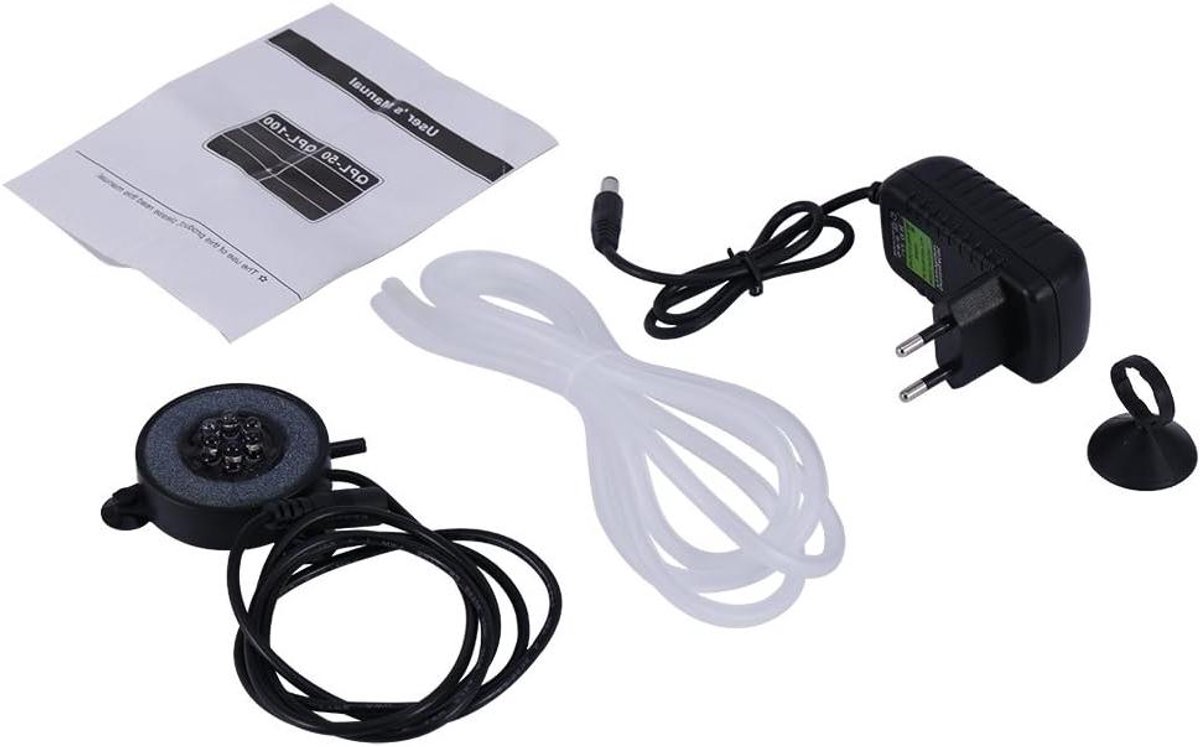 Aquarium Licht - Onderwaterlamp Vistank - Aquarium Verlichten - Volledig Waterdicht - 6 LED's - Zwart