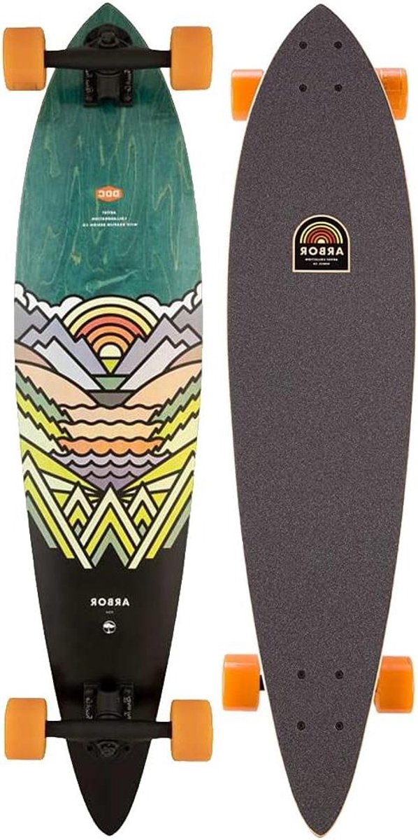 Longboard Skateboard Cruiser Stadscruisen Artist Collectie 94 cm Multicolour