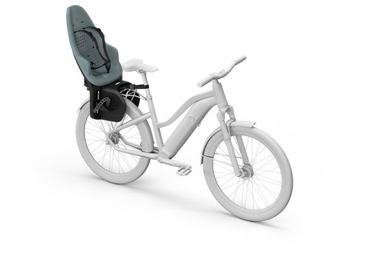 Thule Yepp 2 Maxi - fietsstoeltje - achterzitje - Bagagedrager montage - Mid blue van Thule — afbeelding 4