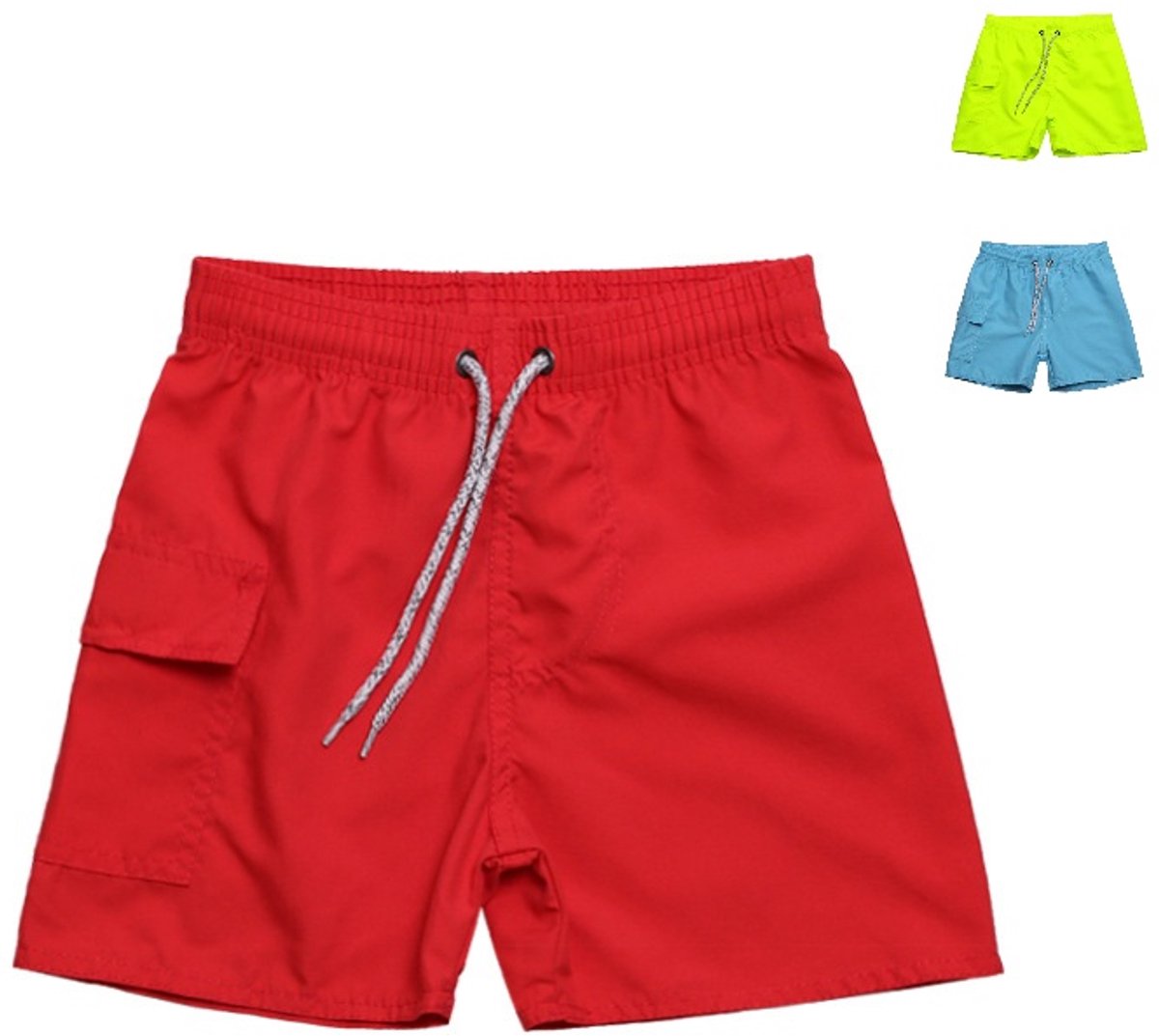 NiSy.nl Zwembroek | Zwemshort | Jongens | Zomer Rood Boardshort |