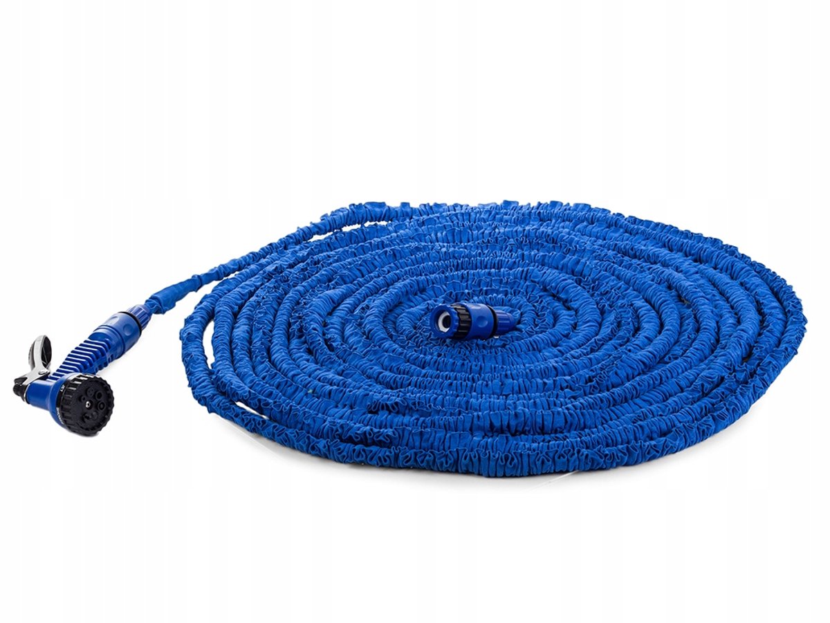 Uittrekbare Tuinslang 20-60m met 7-in-1 Spuitpistool – blauw - tuinslang gardena - Hoge Druk tuinslanghaspel - tuinslang koppelingen – Lichtgewicht & Knikvrij – 07762 – foto 4