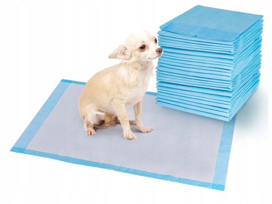 Hondentoilet - Trainingspad - Zindelijk Maken - 60x90 cm - Blauw - 20 Stuks