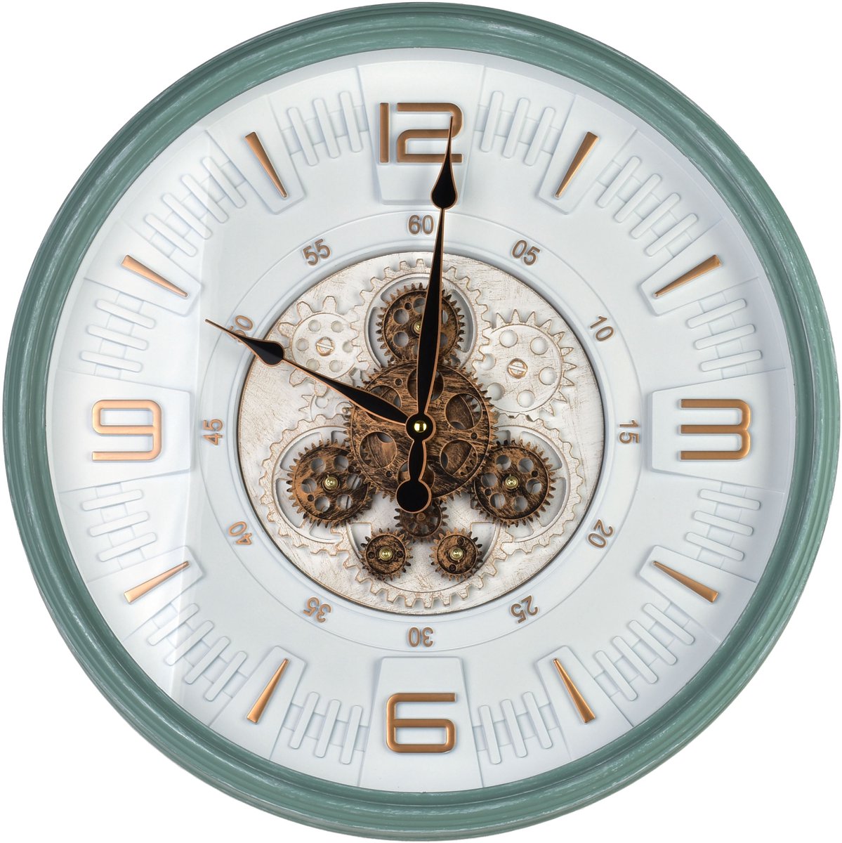 Mondex RAMSEY Collectie - Wandklok - 50cm - Beweegbaar Mechanisme - Elegante Afwerking
