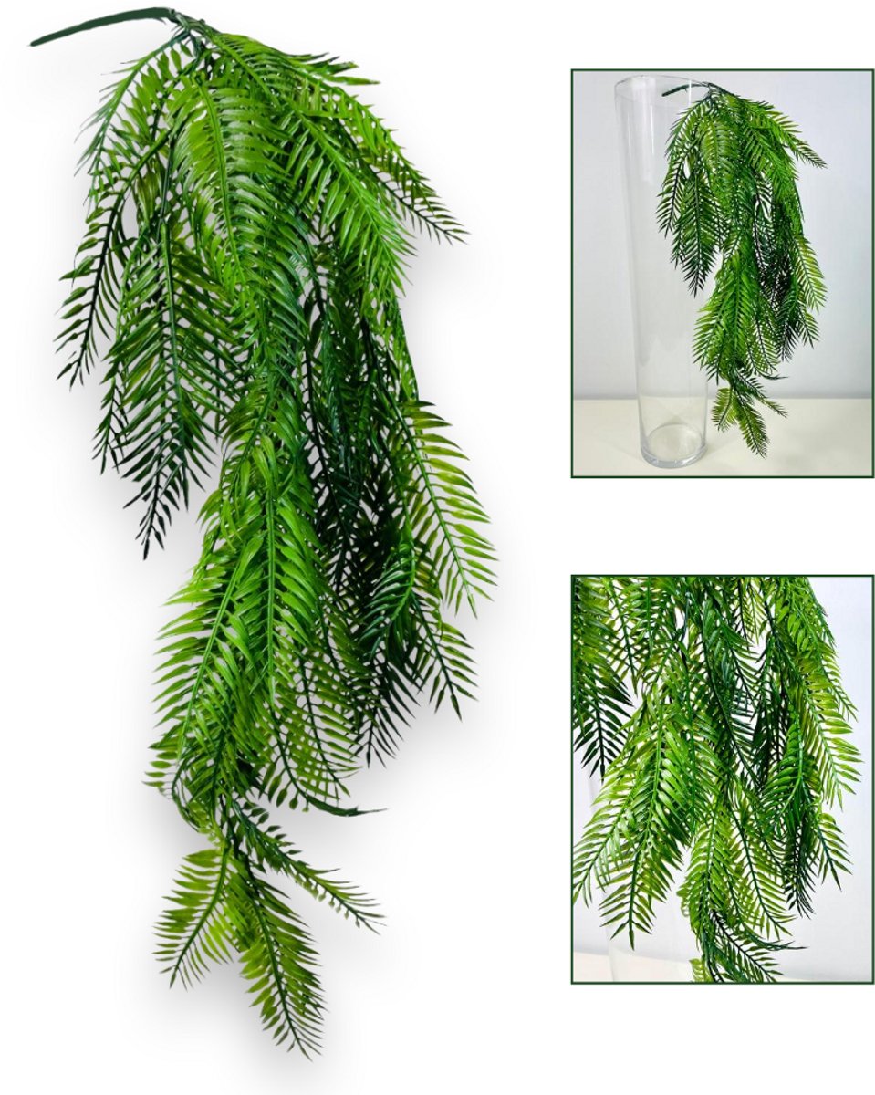 Inspiruj - Kerstslinger - Kunstpalmblad - 80 cm - Groen