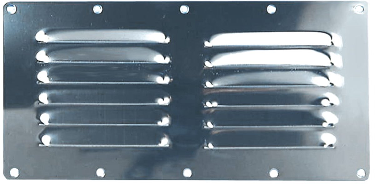 Italy Serie - Roestvrijstalen Ventilatierooster - 230x115 mm - AISI 316