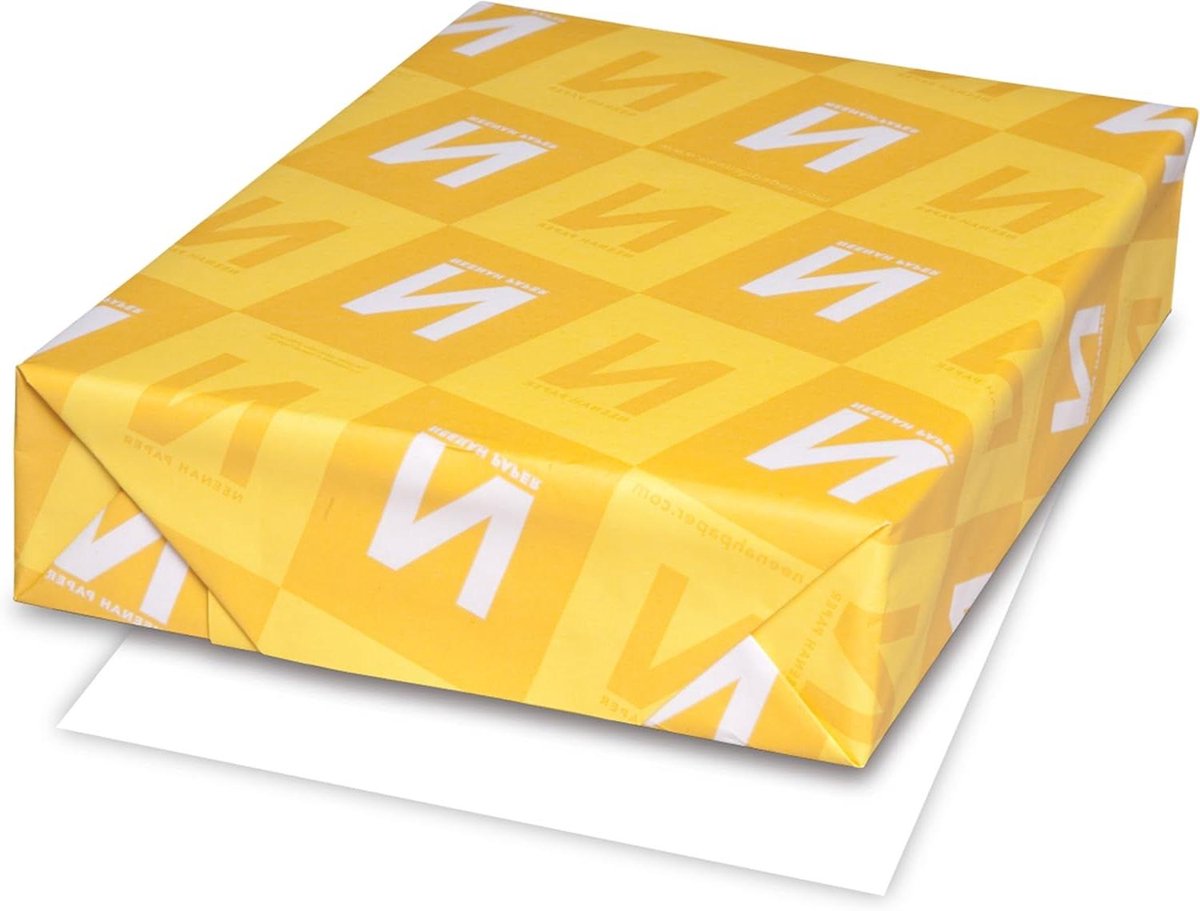 Katoen Papier - Briefpapier Bond - Professionele Correspondentie - U.S. Capitol Watermerk - 85 x 11 inch - Wit