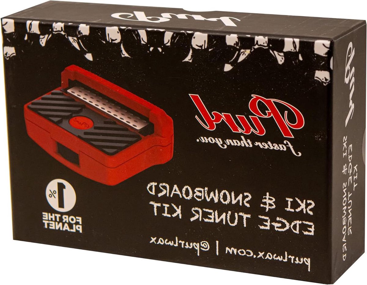 Ski en snowboard randenslijper - Slijpkit wintersport - Randenslijpen wintersport - Verstelbaar 0.5 graden stappen - 7 inch lengte - Rood