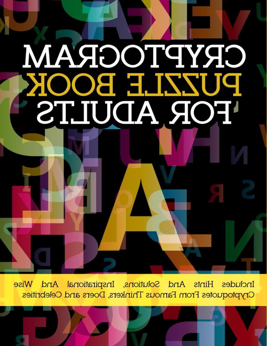 Cryptogram Puzzelboek - Raadsels Boek - Hersenen Trainen - Inclusief Hints - 101 Pagina's - Niet gespecificeerd