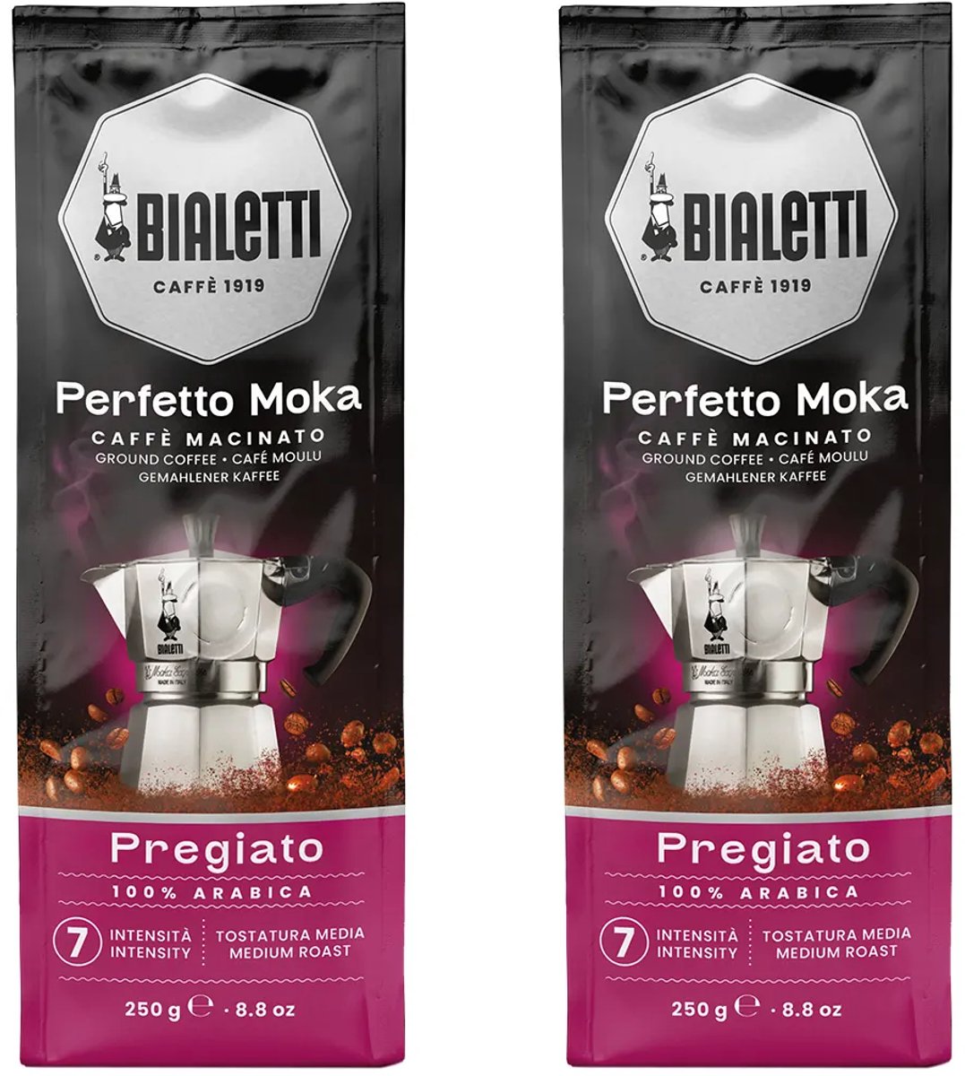 Bialetti Milano gemalen koffie - 2 x 250 gram