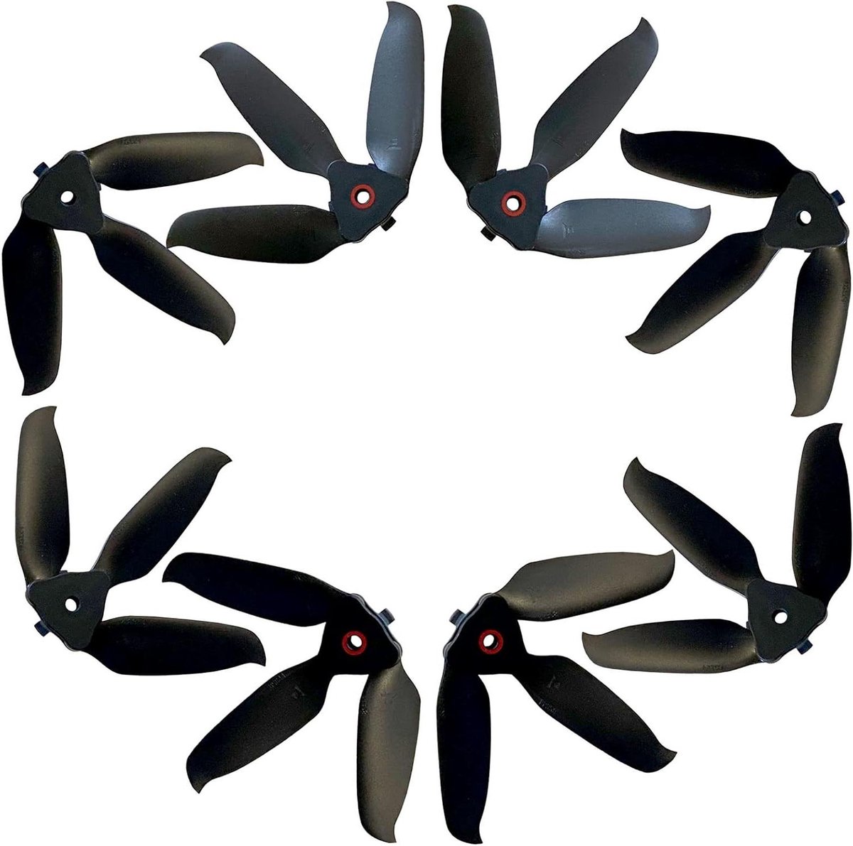 Drone Propellers - Vliegbladen Rotorbladen - Vliegen - Lage Geluid - 8 stuks - Zwart