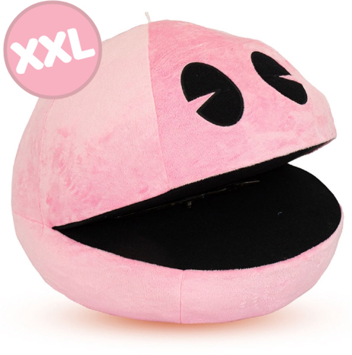 Pac-Man (Roze) Pluche Knuffel XXL 70 cm