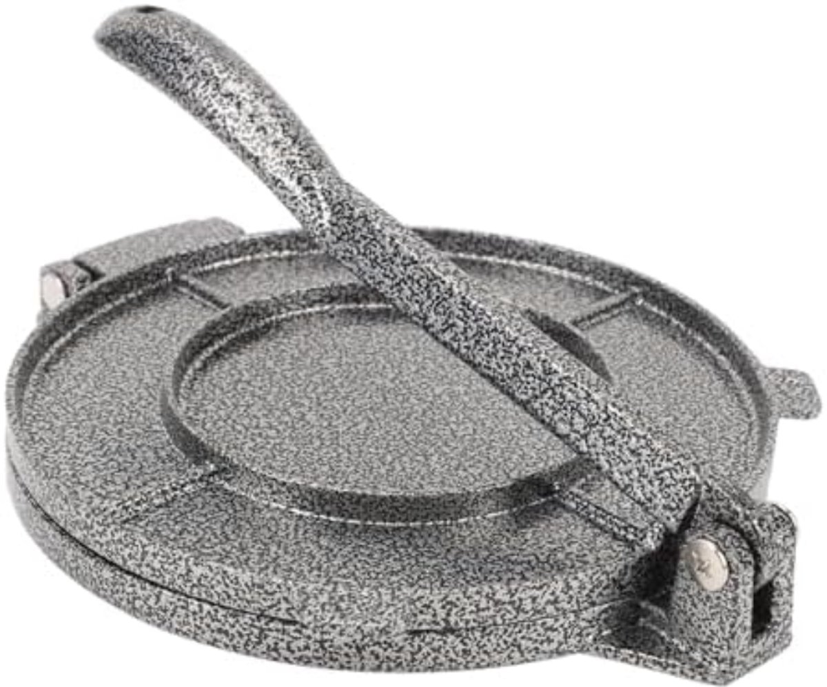 HEZIVO® Authentieke Tortilla Pers - Tortillapan - Roti Maker - Taco-pers - 20x16cm