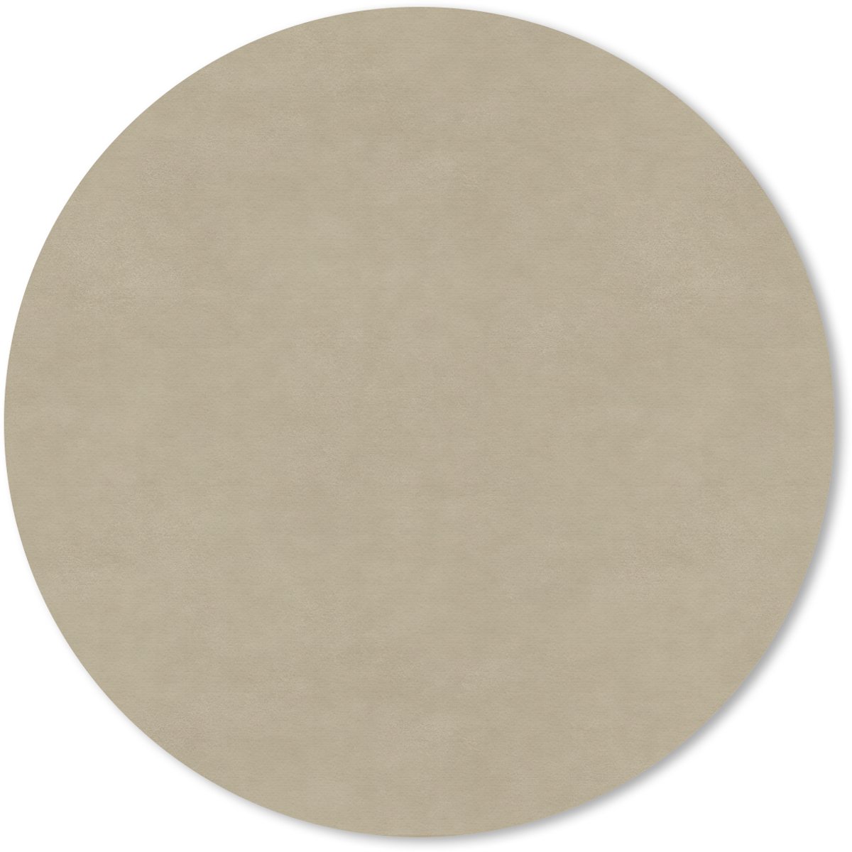 Muismat rond 30x30 cm - Mousepad Zandkleur - Korrelige structuur - Beton print - Ronde muismatten