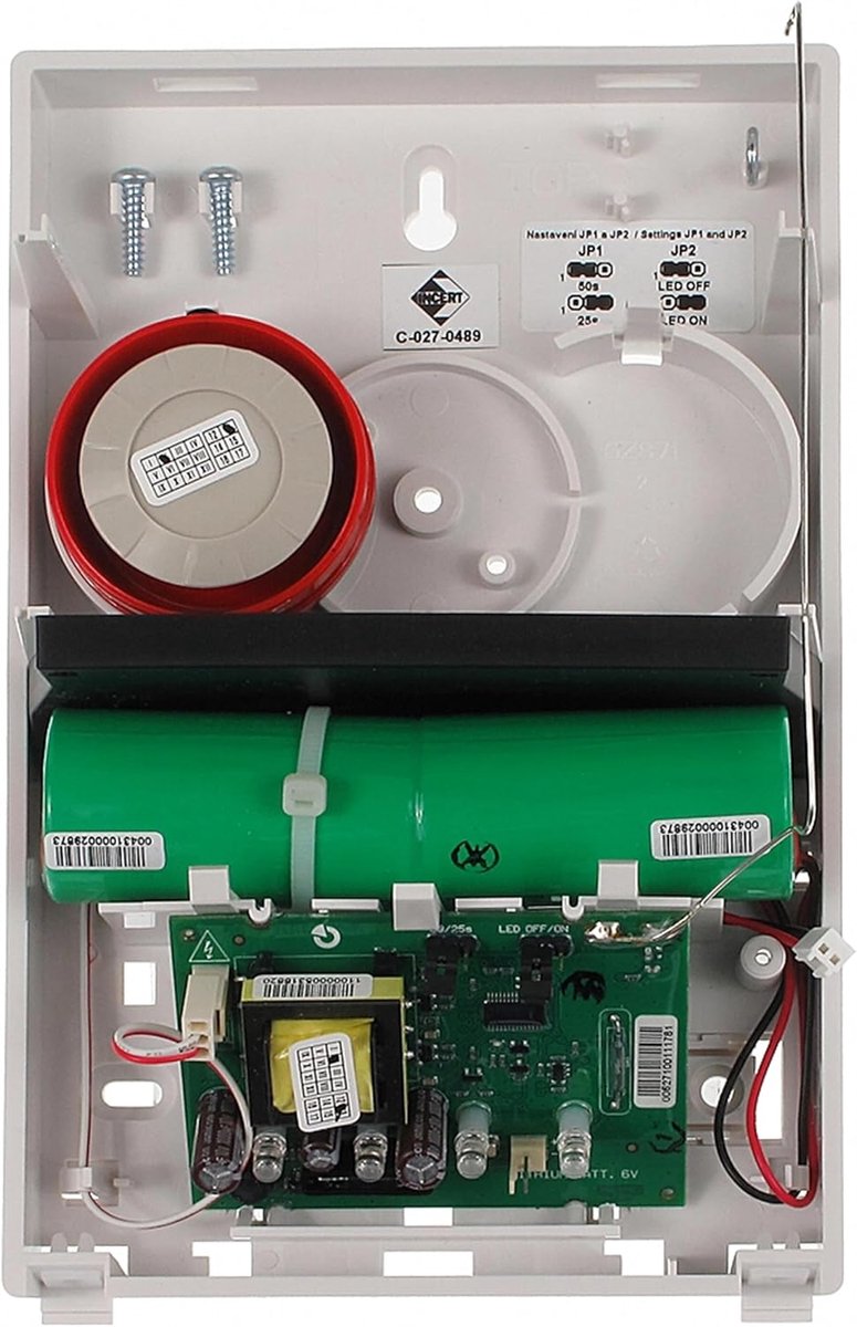 Draadloze Sirene Batterij - Alarm Batterij - Beveiliging Alarm - Oplaadbaar - 12Ah - Niet gespecificeerd
