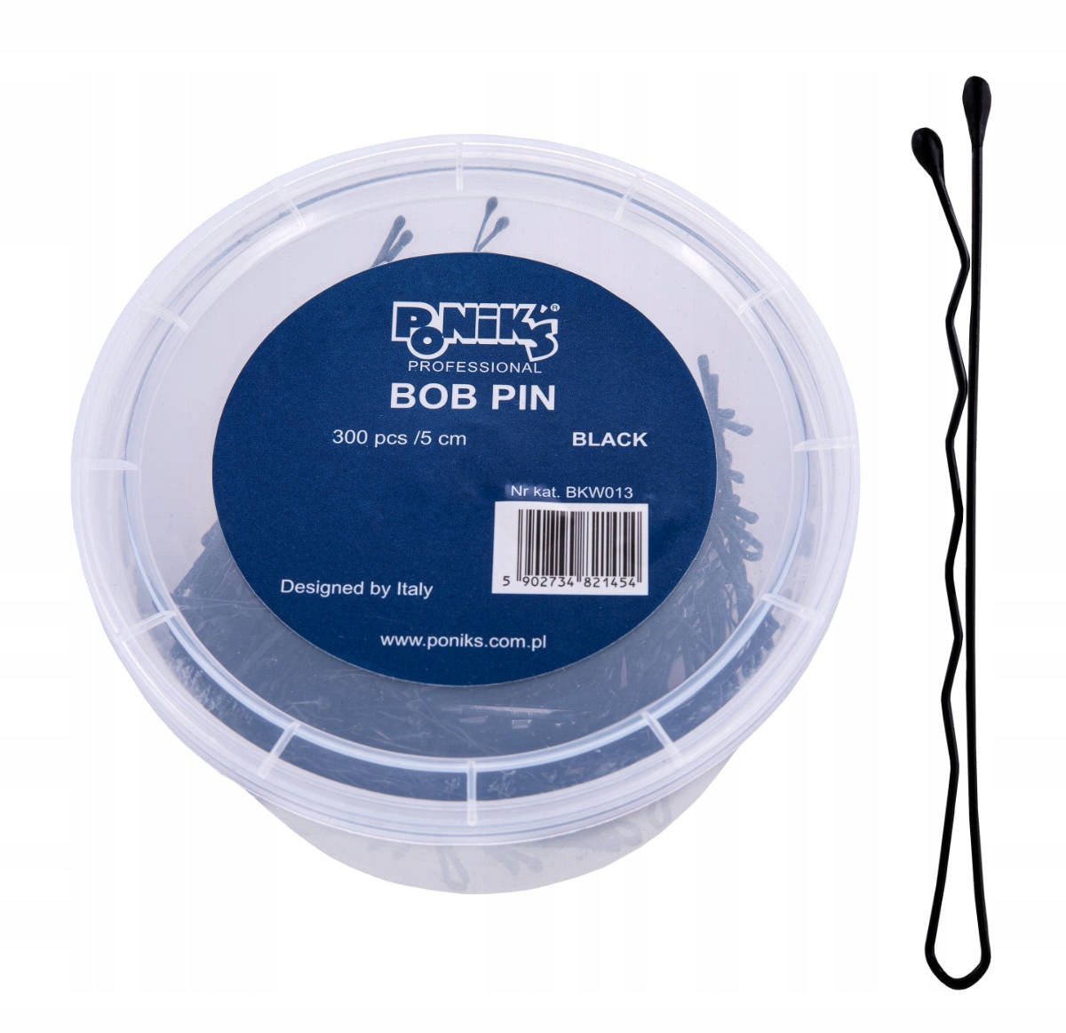 Ponik's Haarspelden voor Zwart Vlechtwerk met Bal 300st, 5cm - Haaraccessoires - Professionele Kwaliteit