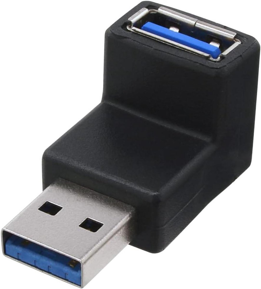 USB Kabeladapter - Adapter USB A - Verbinden Apparaten - Man/Vrouw Connectoren - 20 g - Zwart